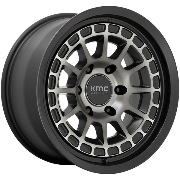 KMC CANYON KM719 SATIN BLACK W/GREY TINT