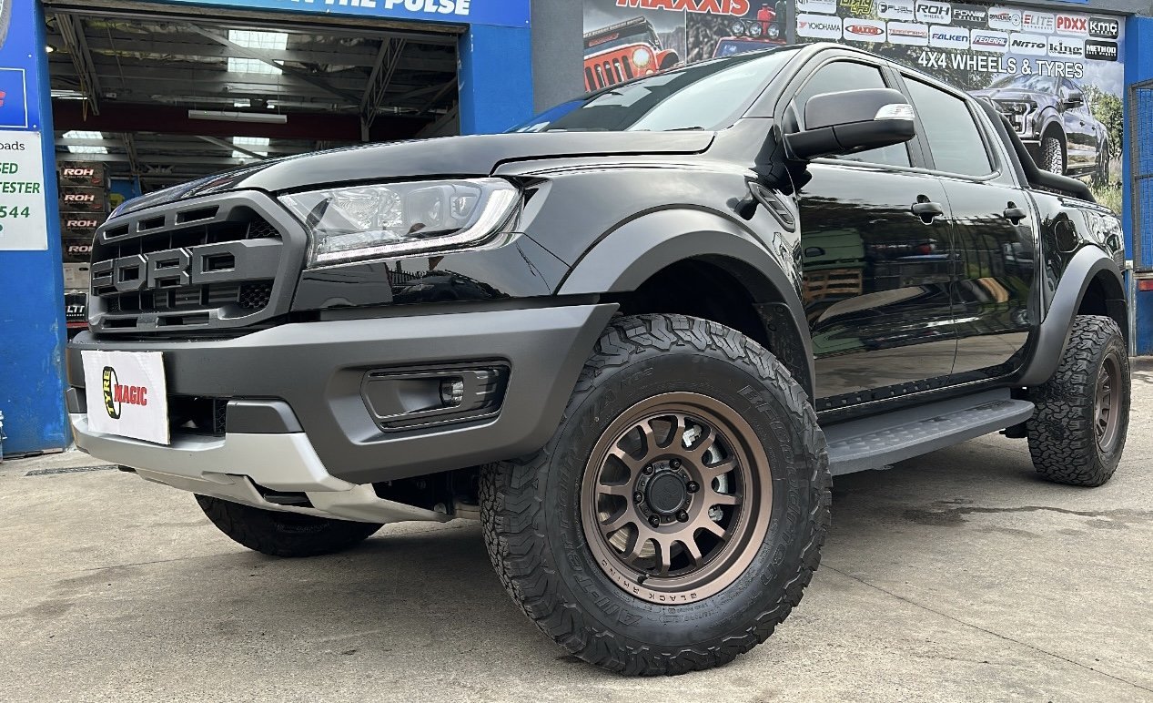 Ford Ranger Raptor - Black Rhino Rapid P12 Bronze - BF Goodrich K02