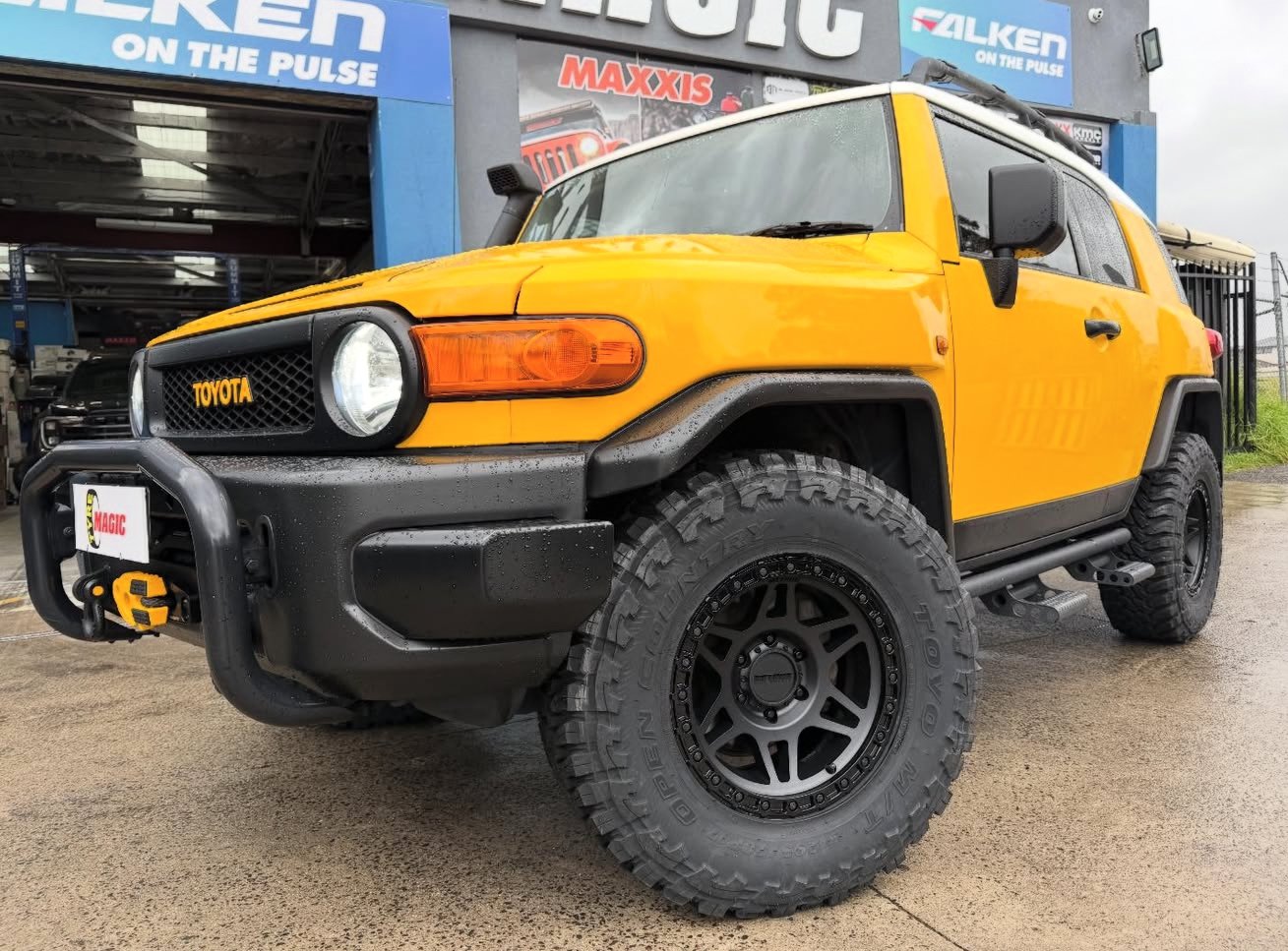 Toyota FJ Cruiser - Method 312Bouble Black - Toyo open country MT