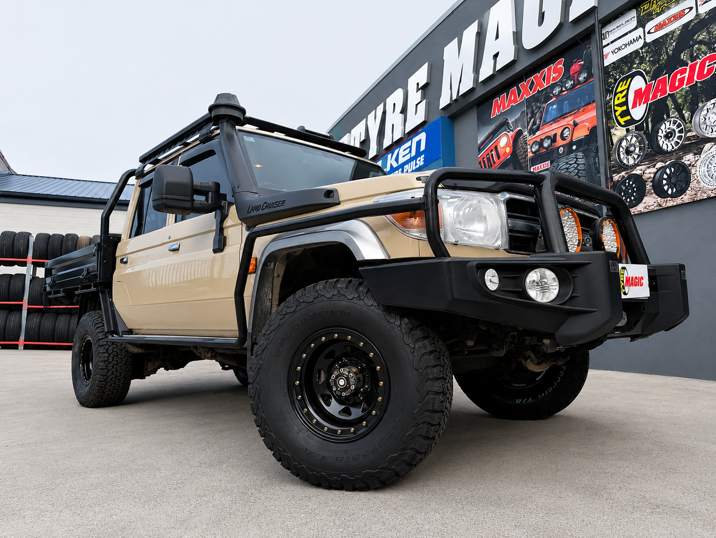 Toyota Landcruiser - Imitation Beadlock - BF Goodrich K02